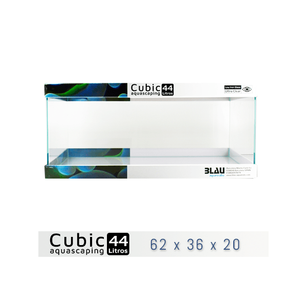 CUBIC Aquascaping 44 Shallow (62x36x20)