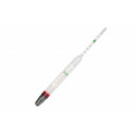 GLASS HYDROMETER W.THERMOMETER 0-40 DEGREE CELSIUS