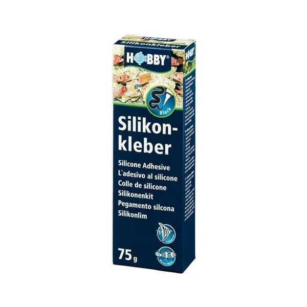 TUBO SILICONA NEGRA 75 GR HOBBY