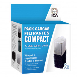 Pack cargas filtrantes para filtro COMPACT 400