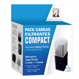 Pack cargas filtrantes para filtro COMPACT 700