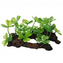 TRONCO CON HOJAS 10X6X5 cm