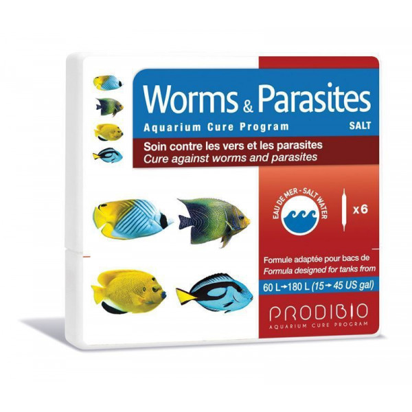 WORMS & PARASITES SALTWATER 6 AMPOLLAS