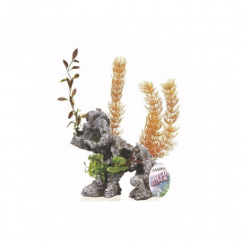 marina deco rock con plantas
