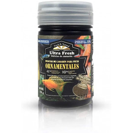 Delícies de camaron per a peixos ornamentals 20g 60mL Azoo Plus ultra fresh