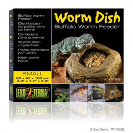 COMEDERO PARA GUSANOS EXO TERRA WORM DISH Pequeño