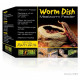 COMEDERO PARA GUSANOS EXO TERRA WORM DISH Pequeño