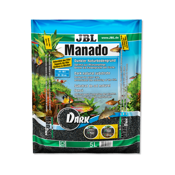 Manado sustrato para plantas JBL 10 kg DARK