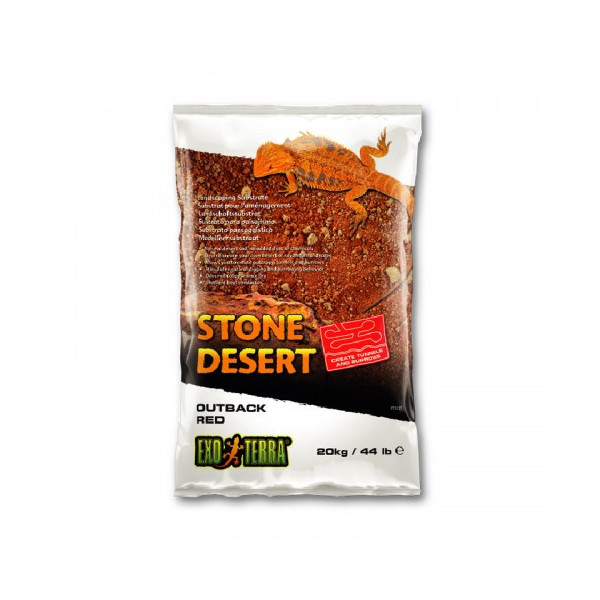 SUSTRATO STONE DESERT EXO TERRA Outback Red 10KG