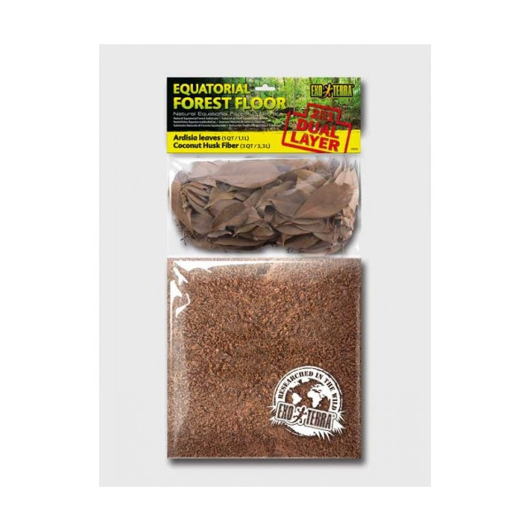 SUSTRATO DE DOBLE CAPA FOREST FLOOR EXO TERRA Equatorial 4,4 lts