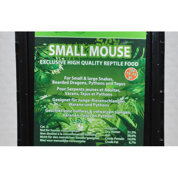 Raton pequeño congelado small mouse 10-15 gr x15 RUTO